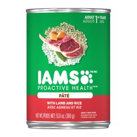 IAMS Proactive Health PatÃ© Adult Wet Dog Food Pate w/Lamb & Rice 13.2oz