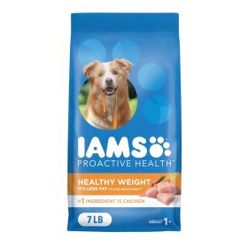 IAMS Healthy Weight Adult Dry Dog Food Chicken 7lb