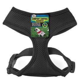 Four Paws Comfort Control Harness For Dogs Black, 1ea/SMall 1 ct