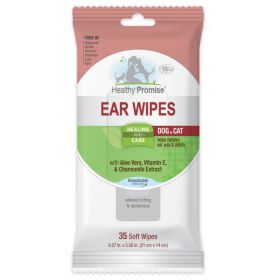 Four Paws Healthy Promise Cat  Dog Ear Wipes 1ea/35 ct