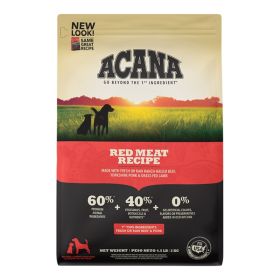 Acana Dog Grain Free Red Meat Recipe 4.5Lbs