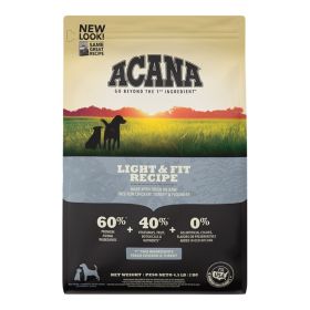 Acana Dog Grain Free Light & Fit Recipe 4.5Lbs