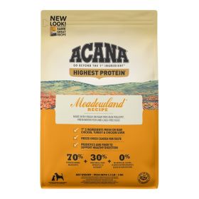 Acana Dog Grain Free Highest Protein Meadowlands 4.5Lbs