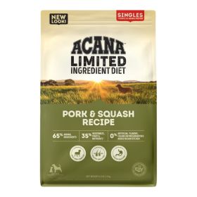 Acana Dog Grain Free Singles Pork & Squash Recipe 4.5Lbs