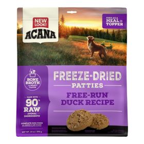 Acana Dog Grain Free Freeze-Dried Patties Free Run Duck Recipe 14oz.