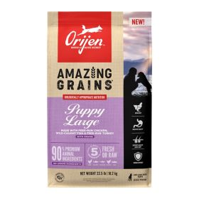 Orijen Dog Amazing Grains Puppy Large Breed 22.5Lbs