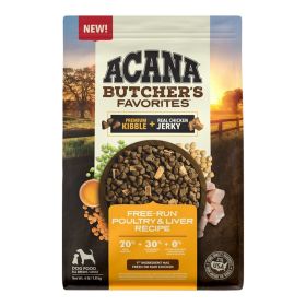 Acana Dog Grain Free Butcher's Favorites Free Run Poultry 4Lbs