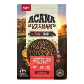 Acana Dog Grain Free Butcher's Favorites Farm Raised Beef 4Lbs
