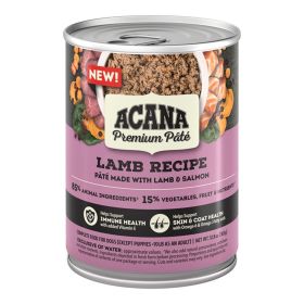 Acana Dog Grain Free Premium Pate Lamb Recipe In Bone Broth 12.8oz. (Case of 12)