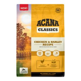 Acana Dog Classics Chicken & Barley Recipe 4Lbs