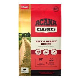 Acana Dog Classics Beef & Barley Recipe 22.5Lbs