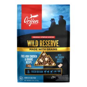 Orijen Dog Wild Reserve Free Run Chicken & Grains Recipe 12Lbs