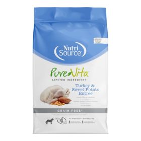 Pure Vita Dog Grain Free Turkey & Sweet Potato 12Lbs