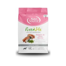 NutriSource PureVita LID Grain Free Dry Dog Food Salmon & Peas EntrÃ©e 25lb