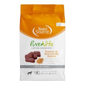 Pure Vita Dog Grain Free Venison & Red Lentils 12Lbs