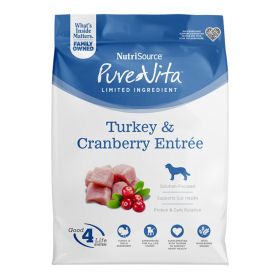 Pure Vita Dog Turkey & Cranberry Food 4Lbs