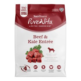 Pure Vita Dog Beef & Kale Food 25Lbs