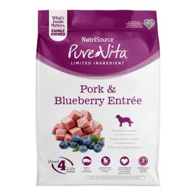 Pure Vita Dog Grain Free Pork & Blueberry 12Lbs