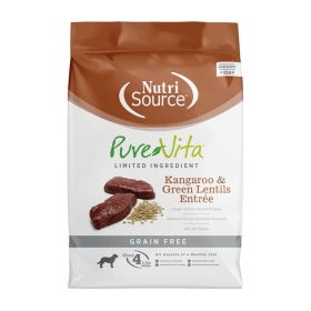 Pure Vita Dog Grain Free Kangaroo & Green Lentils 12Lbs