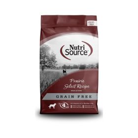 NutriSource Select Recipe Grain Free Dry Dog Food Prarie Select 15lb
