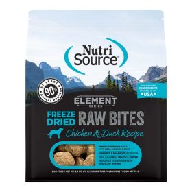 Nutrisource Dog Element Series Freeze-Dried Bites Chicken & Duck 2.5oz.
