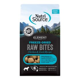 Nutrisource Dog Element Series Freeze-Dried Bites Chicken & Duck 10oz.