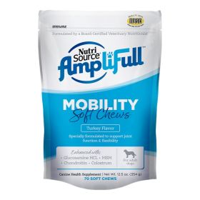 Nutrisource Dog Amplifull Soft Chew Supplement Mobility 12.5oz.