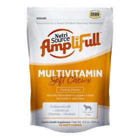 Nutrisource Dog Amplifull Soft Chew Supplement Multi Vitamin 12.5oz.