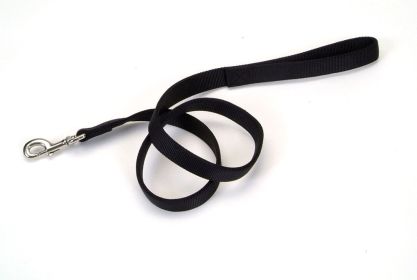 Coastal DoublePly Nylon Dog Leash Black, 1ea/1 In X 6 ft