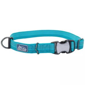 K9 Explorer Brights Reflective Adjustable Dog Collar Ocean Extra Small 5/8"x 8"-12"