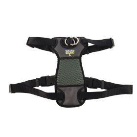 Walk Right FrontConnect Padded Dog Harness Black, 1ea/LG, 2638 in