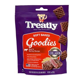 Treatly Soft Baked Goodies Dog Treats Beef & Barley, 1ea/5oz.