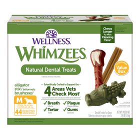 WHIMZEES DOG VALUE BOX MEDIUM 46.6OZ 44 COUNT