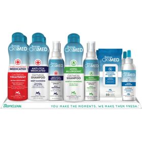 Tropiclean Oxymed Dog & Cat Shampoo Display 22 Piece