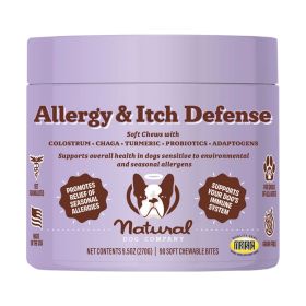 Natural Dog Company Dog Allergy & Itch Supplement Chews - 90 Count