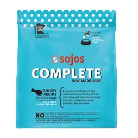 Sojos Dog Complete Freeze-Dried Adult Turkey Recipe 1.75Lbs