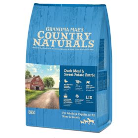Grandma Mae's Country Naturals Dog Duck Meal & Sweet Potato Entree 24Lbs