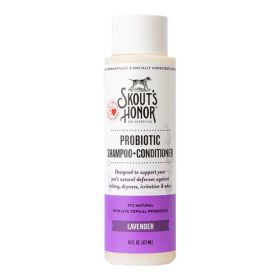 Skouts Honor Dog Shampoo Conditioner Lavender 16Oz