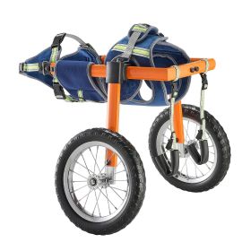 Dog Wheelchair for Back Legs, Lightweight 2 Wheels Pet Wheelchair, Height, Width & Length Adjustable, Dog Cart with Shock-Absorbing Wheels
